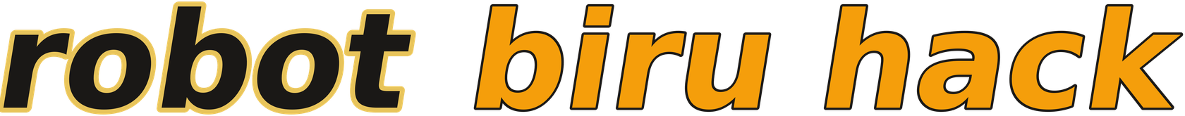 robot biru hack logo